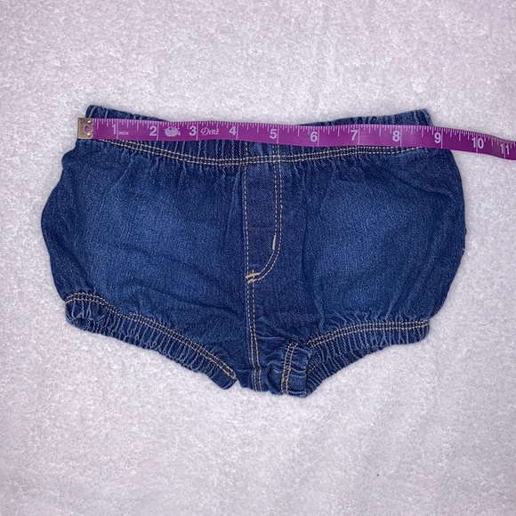 Old navy denim ruffle bloomer girls 6/12m - Picture 3 of 6